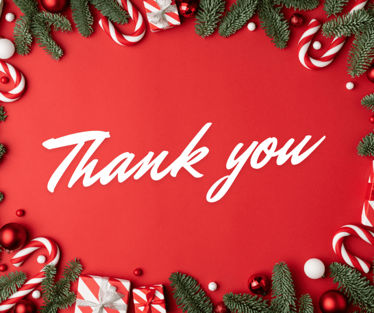 Christmas thankyou