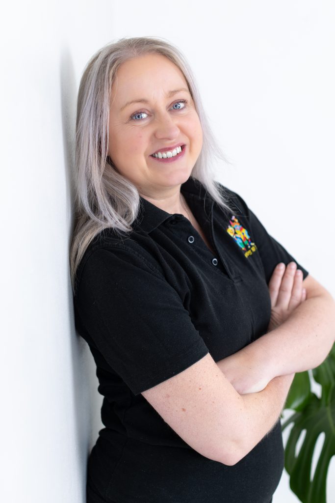 Professional headshot of Jackie Stuart, owner of Stageability Drama Classes, Berkshire